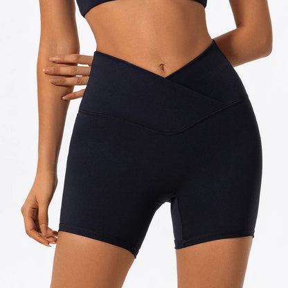 Crossover Yoga Shorts - Shapers Corp