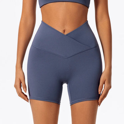 Crossover Yoga Shorts - Shapers Corp
