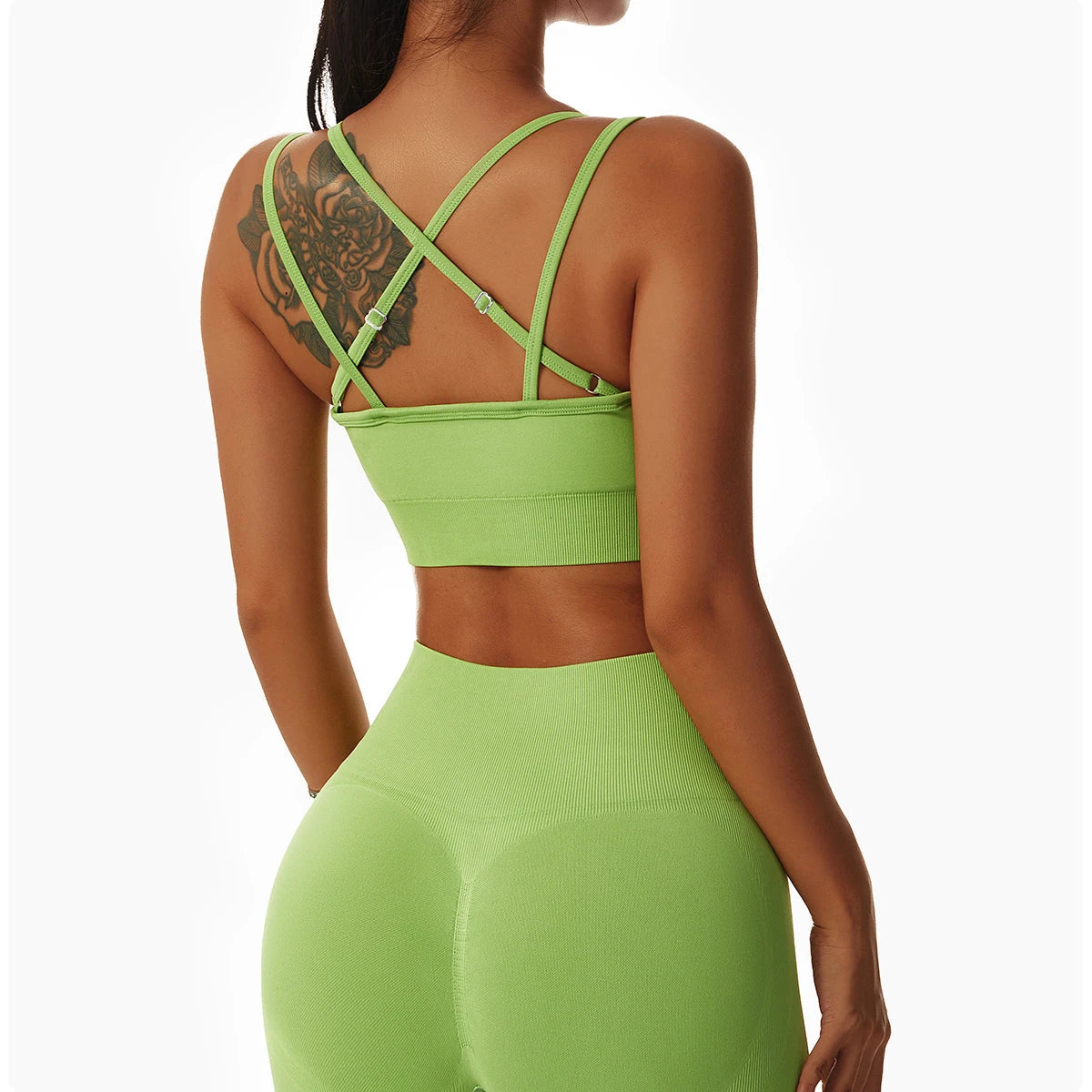 Double Shoulder Straps Yoga Bra - Shapers Corp