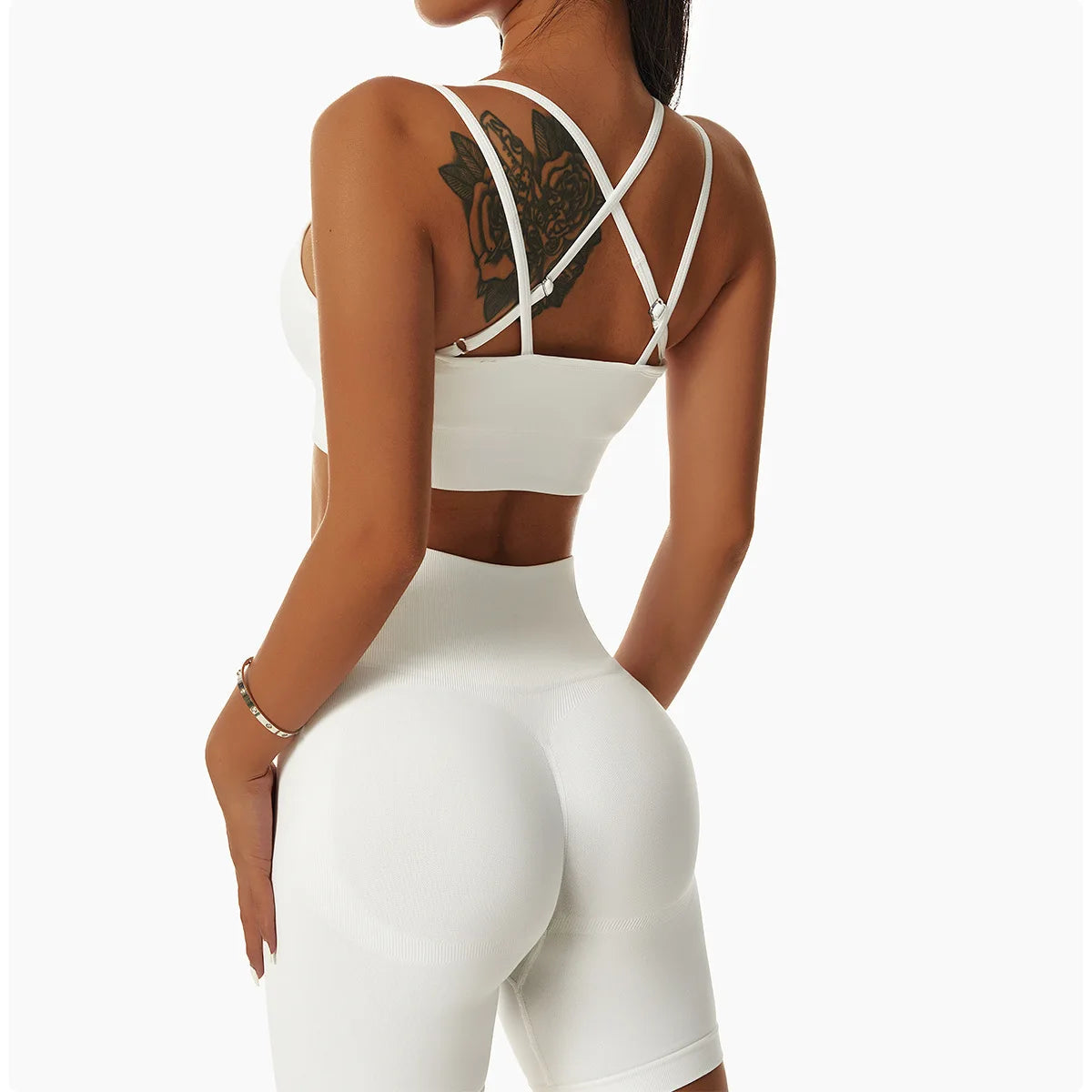 Double Shoulder Straps Yoga Bra - Shapers Corp