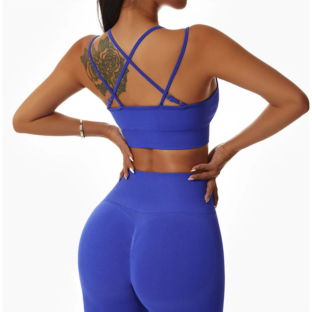 Double Shoulder Straps Yoga Bra - Shapers Corp