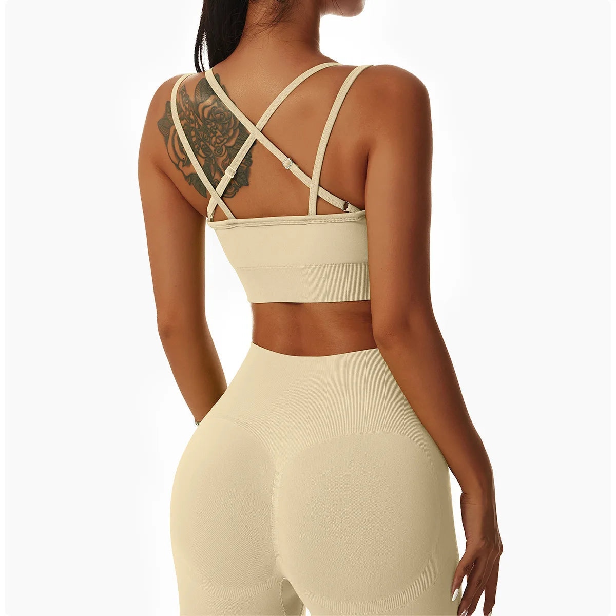 Double Shoulder Straps Yoga Bra - Shapers Corp