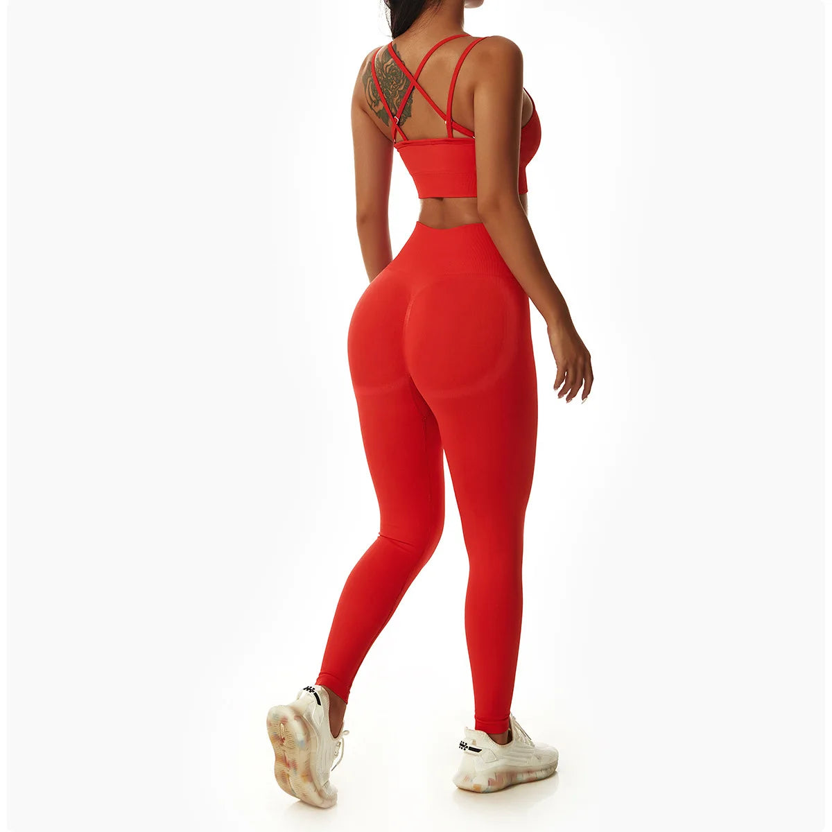 Double Shoulder Straps Yoga Bra - Shapers Corp