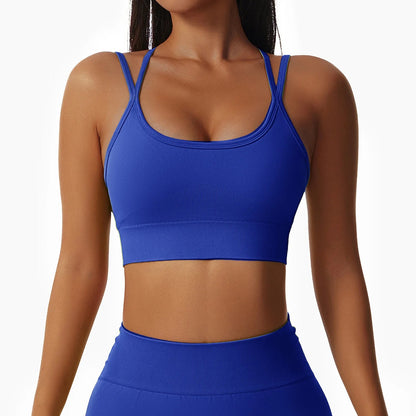 Double Shoulder Straps Yoga Bra - Shapers Corp