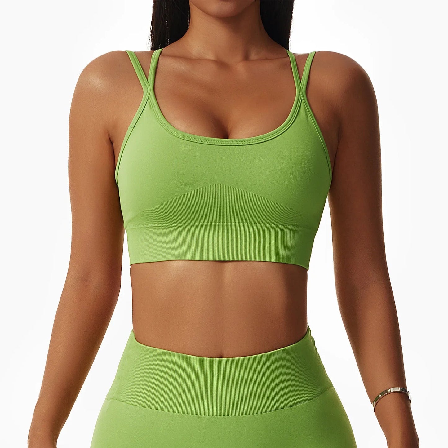 Double Shoulder Straps Yoga Bra - Shapers Corp
