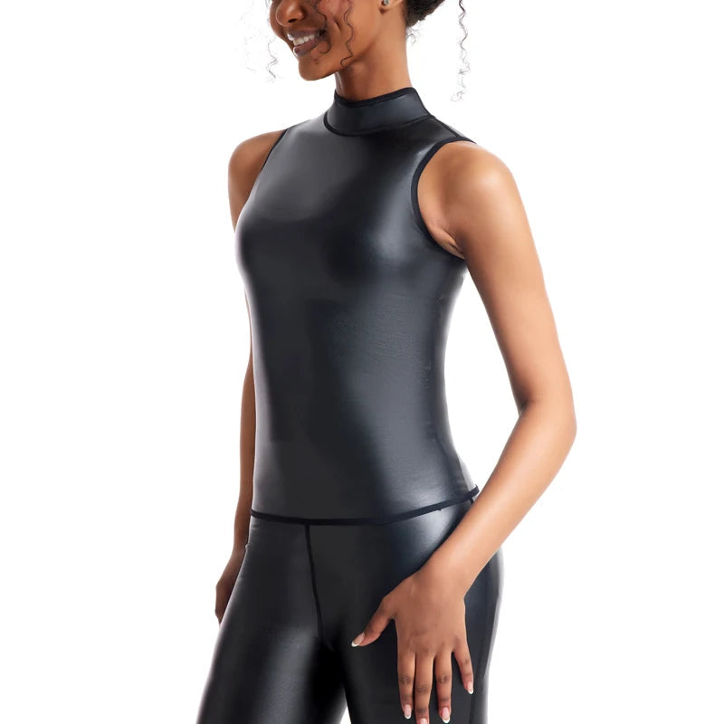 Faux Leather Vest