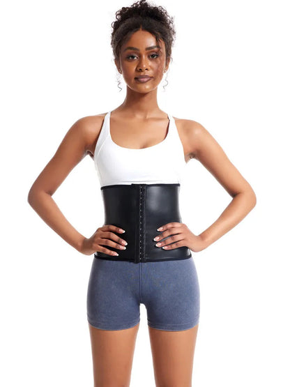 Faux Leather Waist Trainer
