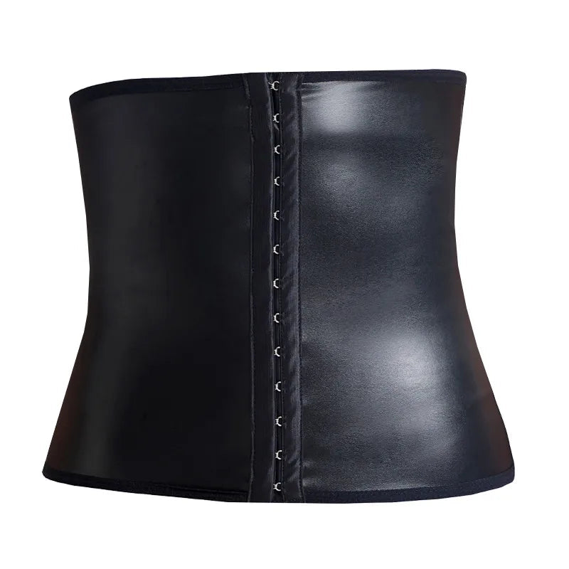 Faux Leather Waist Trainer