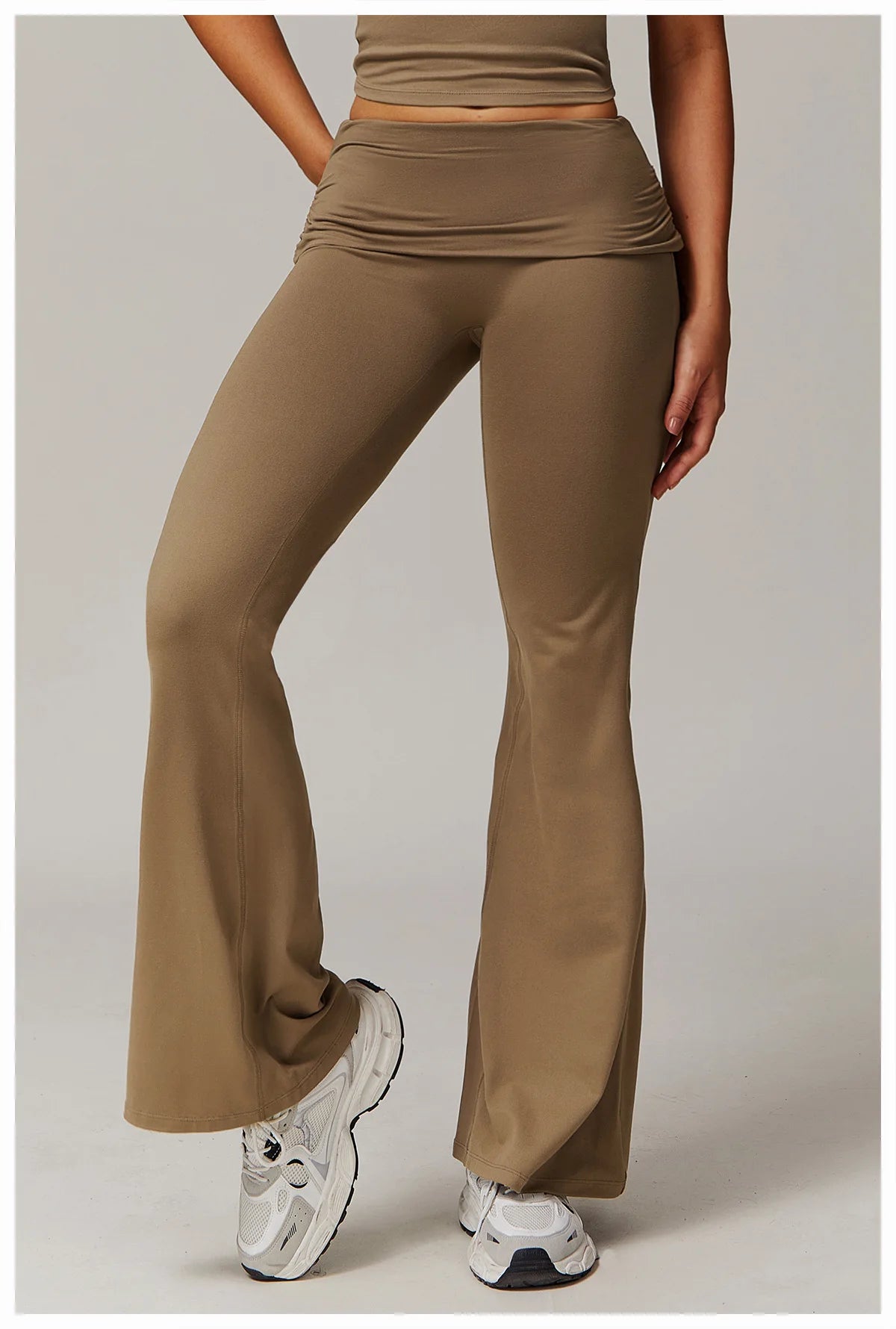 Fold-over Waist Leggings - Shapers Corp