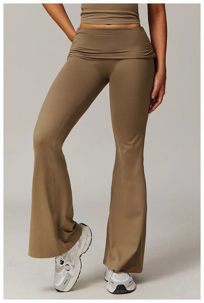 Fold-over Waist Leggings - Shapers Corp