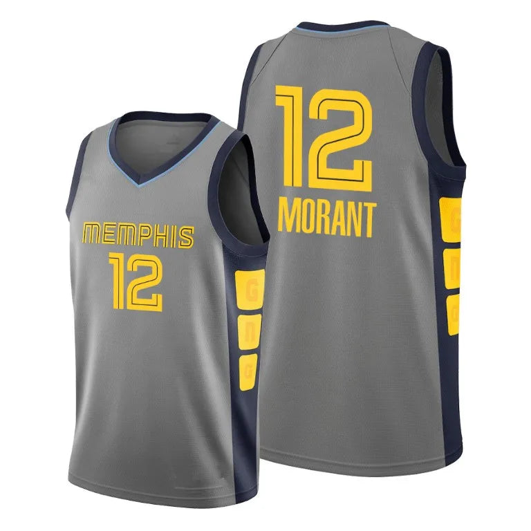 Men's Memphis Grizzlies Ja Morant Gray Jersey