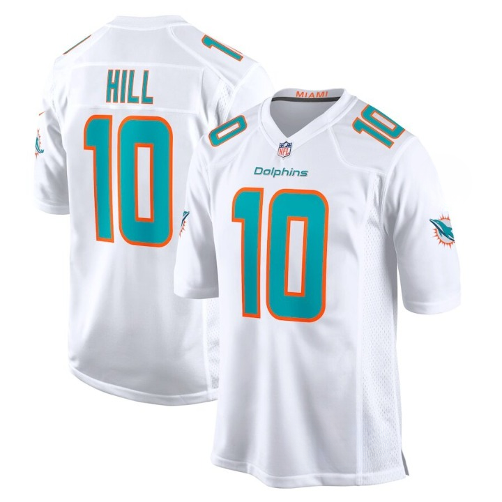 Youth Miami  Dolphins Tyreek Hill White Jersey