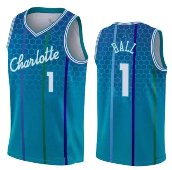 Men's Charlotte Hornets LaMelo Ball Teal City Jersey