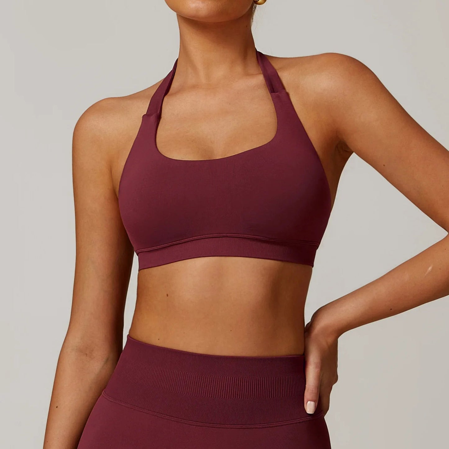Halter Neck Sports Bra - Shapers Corp