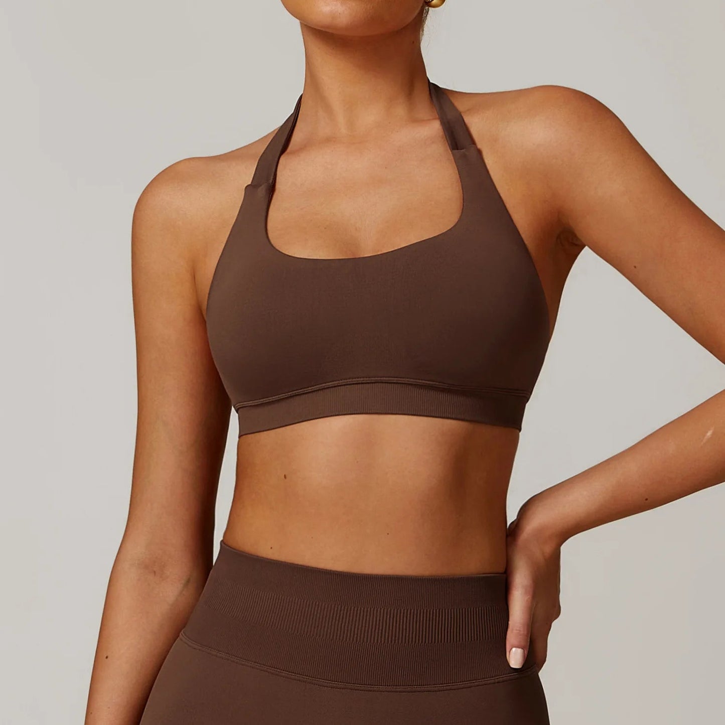 Halter Neck Sports Bra - Shapers Corp