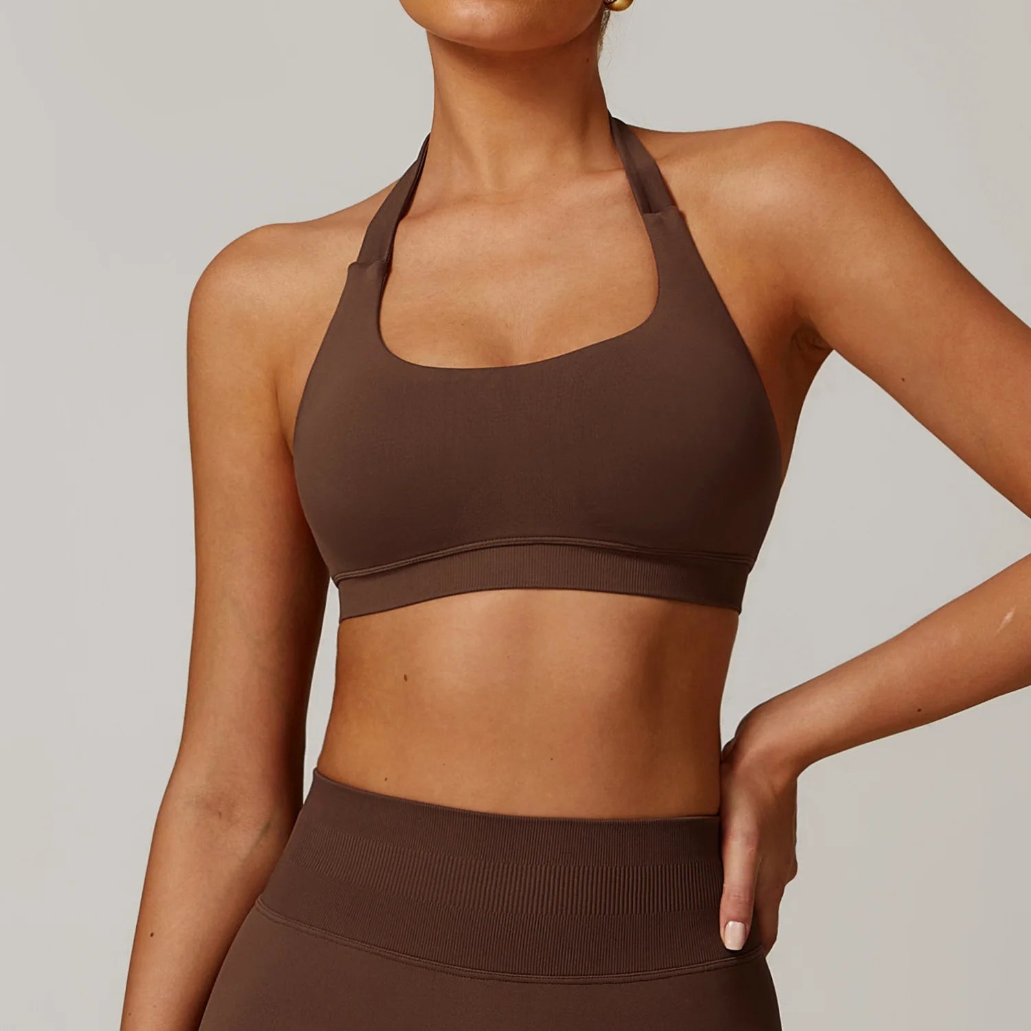 Halter Neck Sports Bra - Shapers Corp