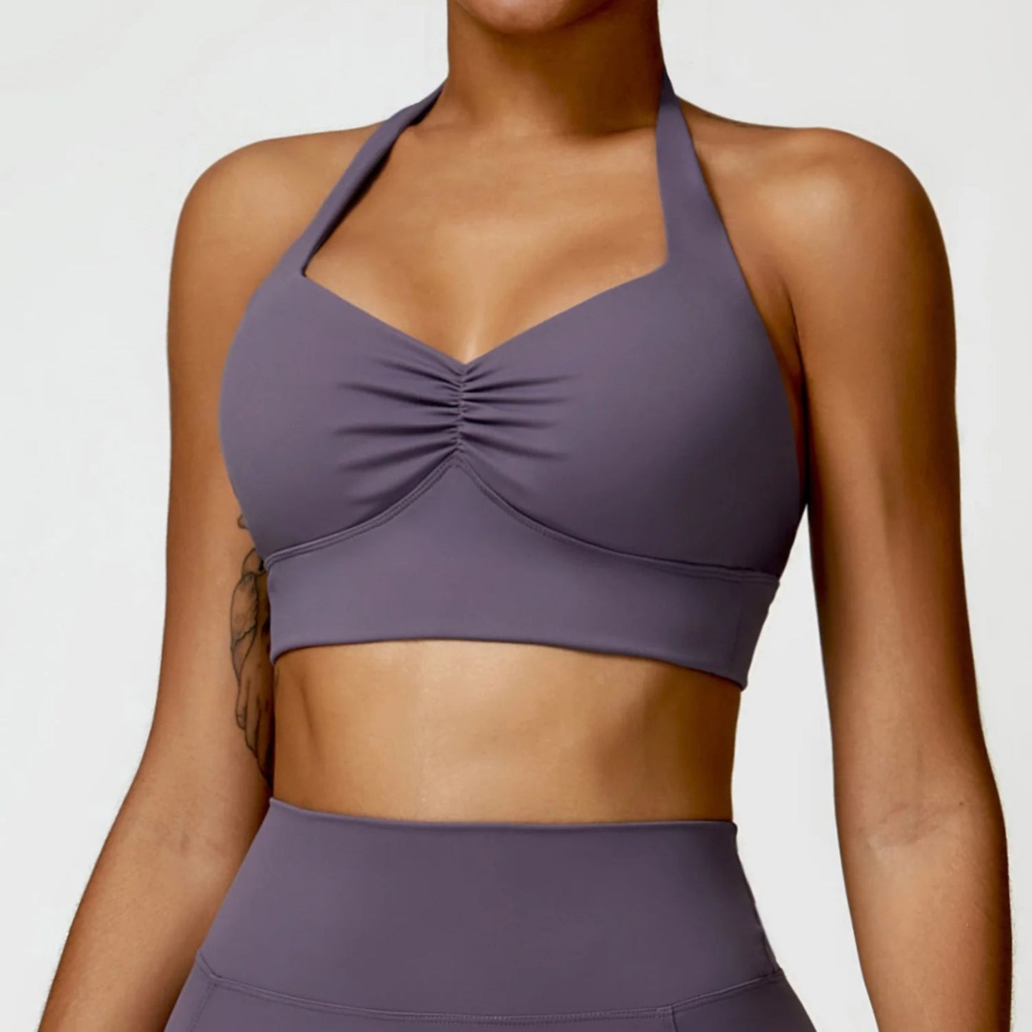 Halter Neck Yoga Bra - Shapers Corp