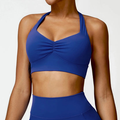 Halter Neck Yoga Bra - Shapers Corp