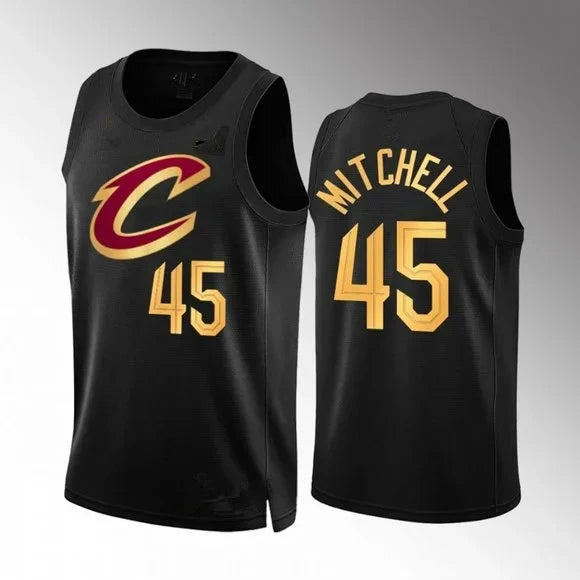 Men's Cleveland Cavaliers Donovan Mitchell Black Jersey