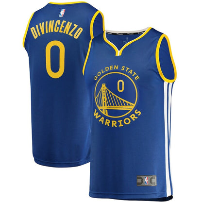 Men's Golden State Warriors Donte DiVincenzo Blue Jersey