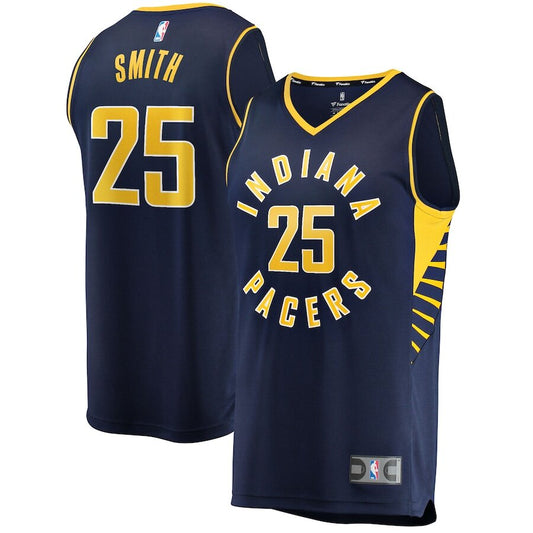 Men's Indiana Pacers Jalen Smith Navy Jersey