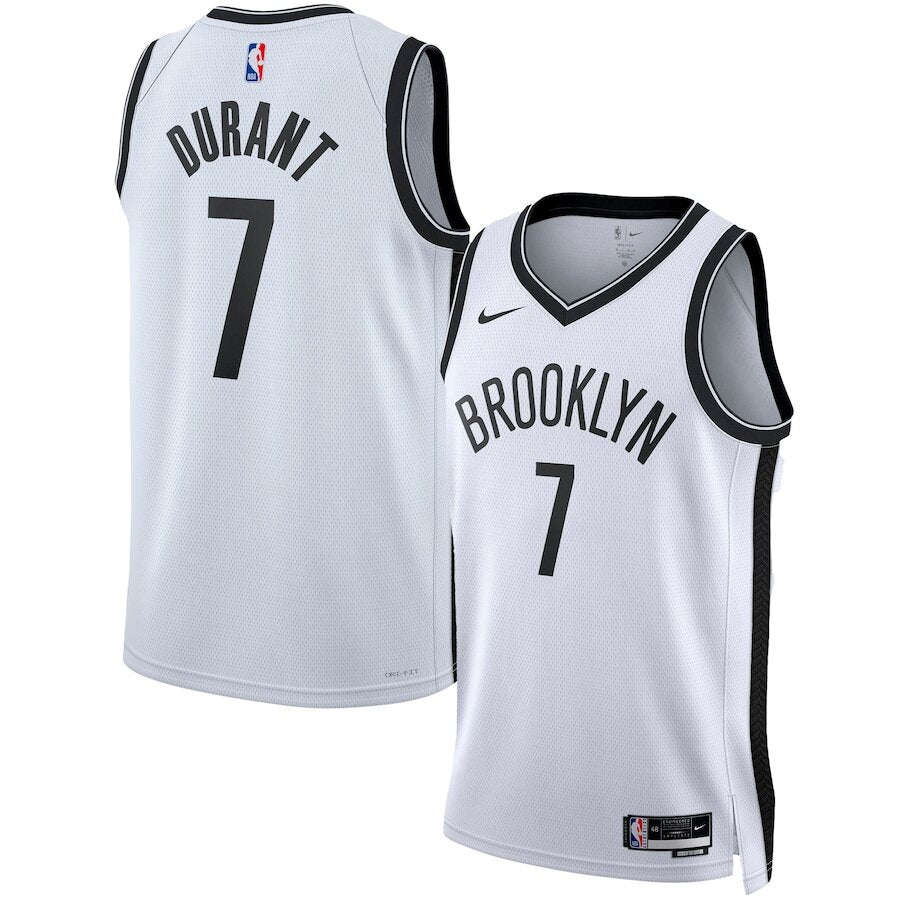 Men's Brooklyn Nets Kevin Durant White Jersey