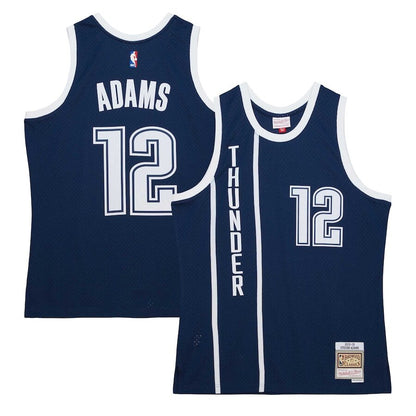 Men's Oklahoma City Thunder Steven Adams Navy Jersey