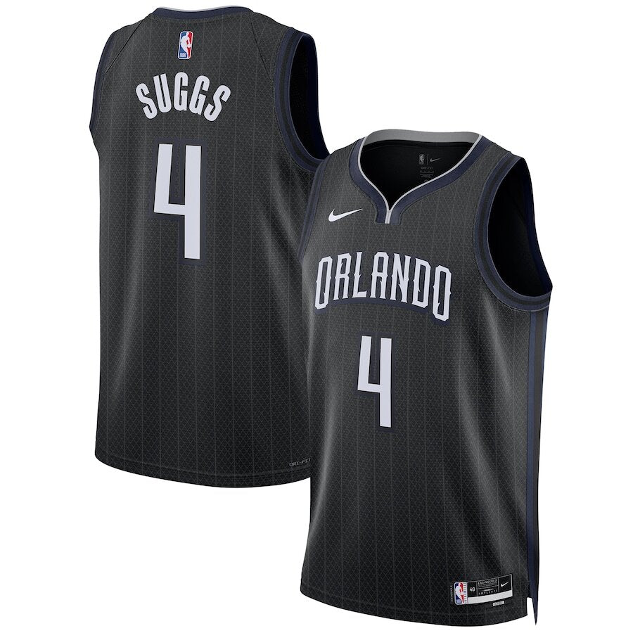 Men's Orlando Magic Jalen Suggs Black Jersey