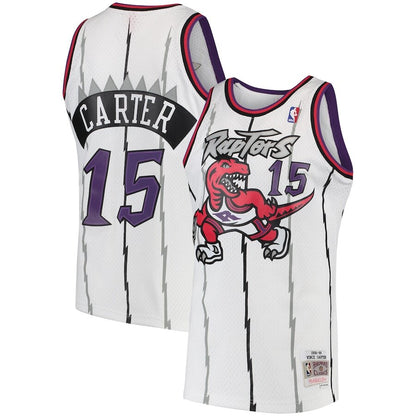 Men's Toronto Raptors Vince Carter White Jersey