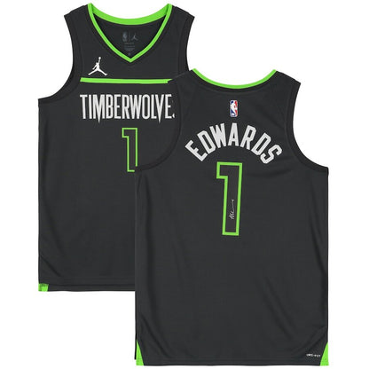 Men's Minnesota Timberwolves Anthony Edwards Gray Jersey