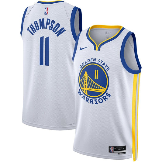 Men's Golden State Warriors Klay Thompson White Jersey