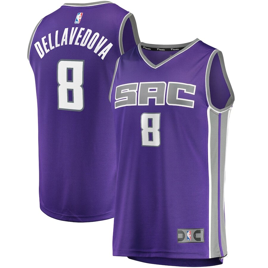 Men's Sacramento Kings Matthew Dellavedova Purple Jersey