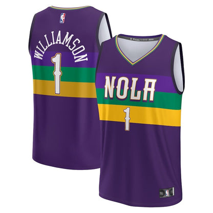 Zion Williamson New Orleans Pelicans Purple Jersey - Men