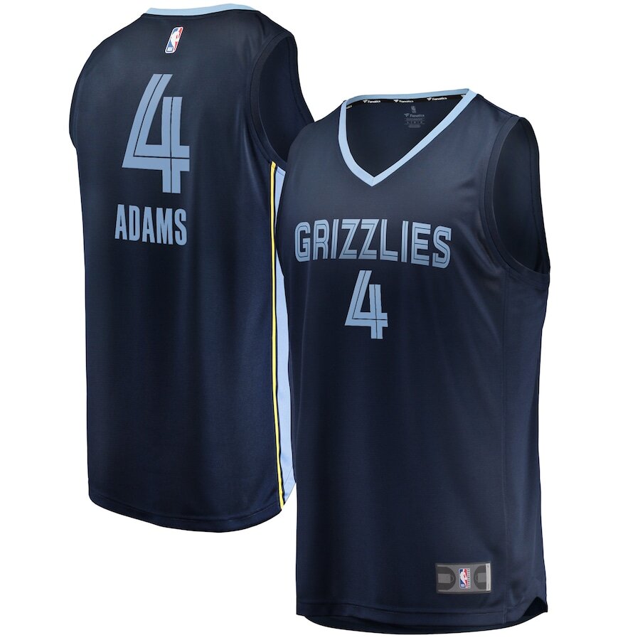 Men's Memphis Grizzlies Steven Adams Navy Jersey