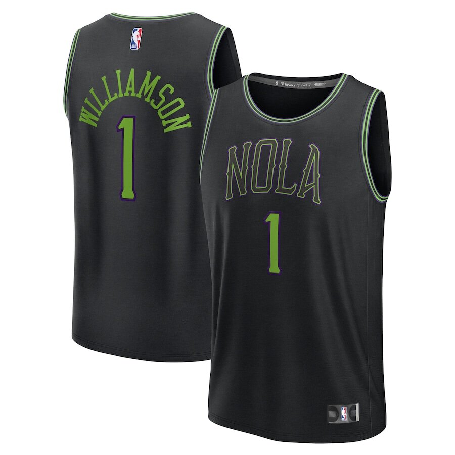 Zion Williamson New Orleans Pelicans Black Jersey - Men