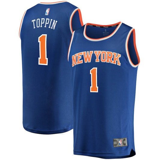 Men's New York Knicks Obi Toppin Blue Jersey