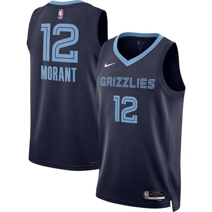 Men's Memphis Grizzlies Ja Morant Navy Jersey