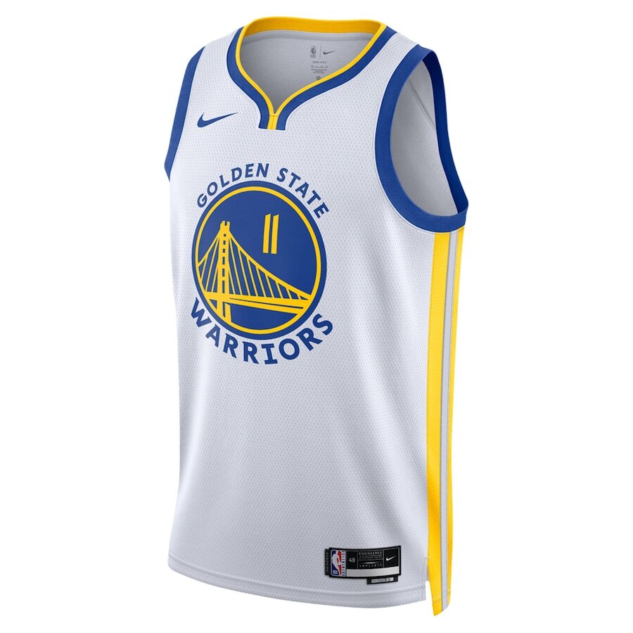 Men's Golden State Warriors Klay Thompson White Jersey