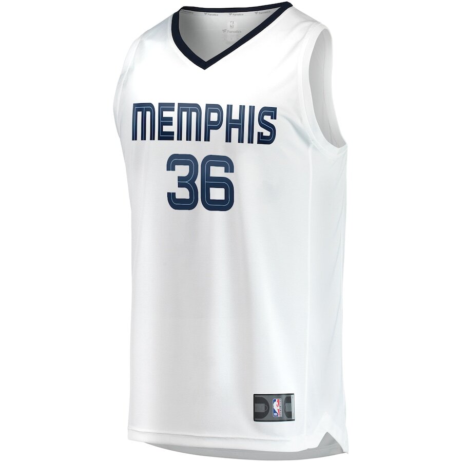 Men's Memphis Grizzlies Marcus Smart White Jersey