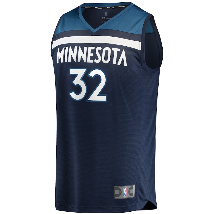 Men's Minnesota Timberwolves Karl-Anthony Towns Navy Jersey