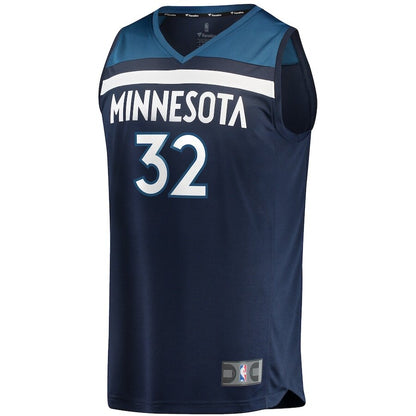 Men's Minnesota Timberwolves Karl-Anthony Towns Navy Jersey