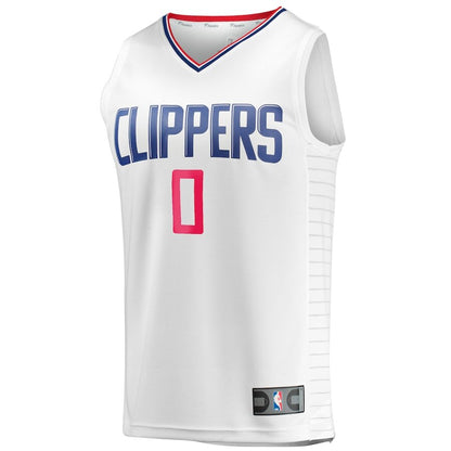 Men's LA Clippers Russell Westbrook White Jersey