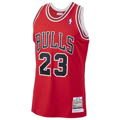 Men's Chicago Bulls Michael Jordan Scarlet Jersey