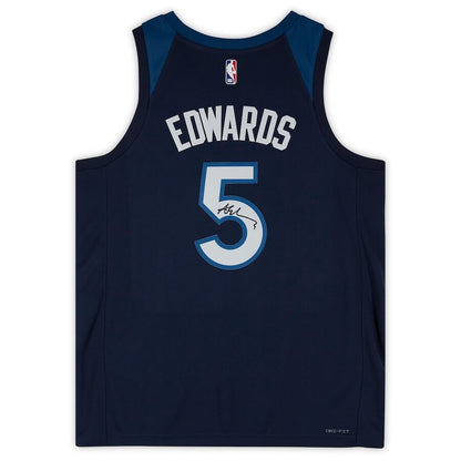 Men's Minnesota Timberwolves Anthony Edwards Navy Jersey