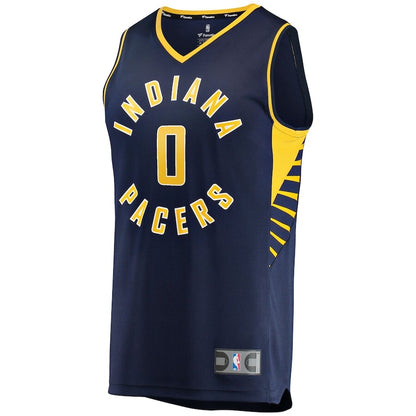 Men's Indiana Pacers Tyrese Haliburton Navy Jersey