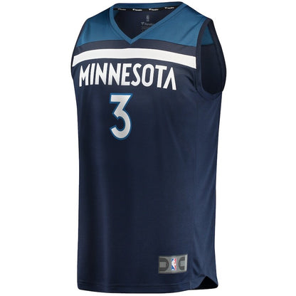 Men's Minnesota Timberwolves Jaden McDaniels Navy Jersey