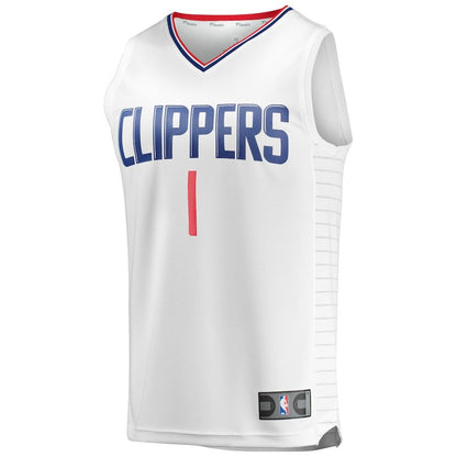 Men's LA Clippers James Harden White Jersey