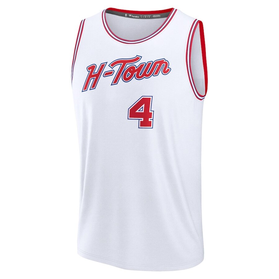 Men's Houston Rockets Jalen Green White Jersey