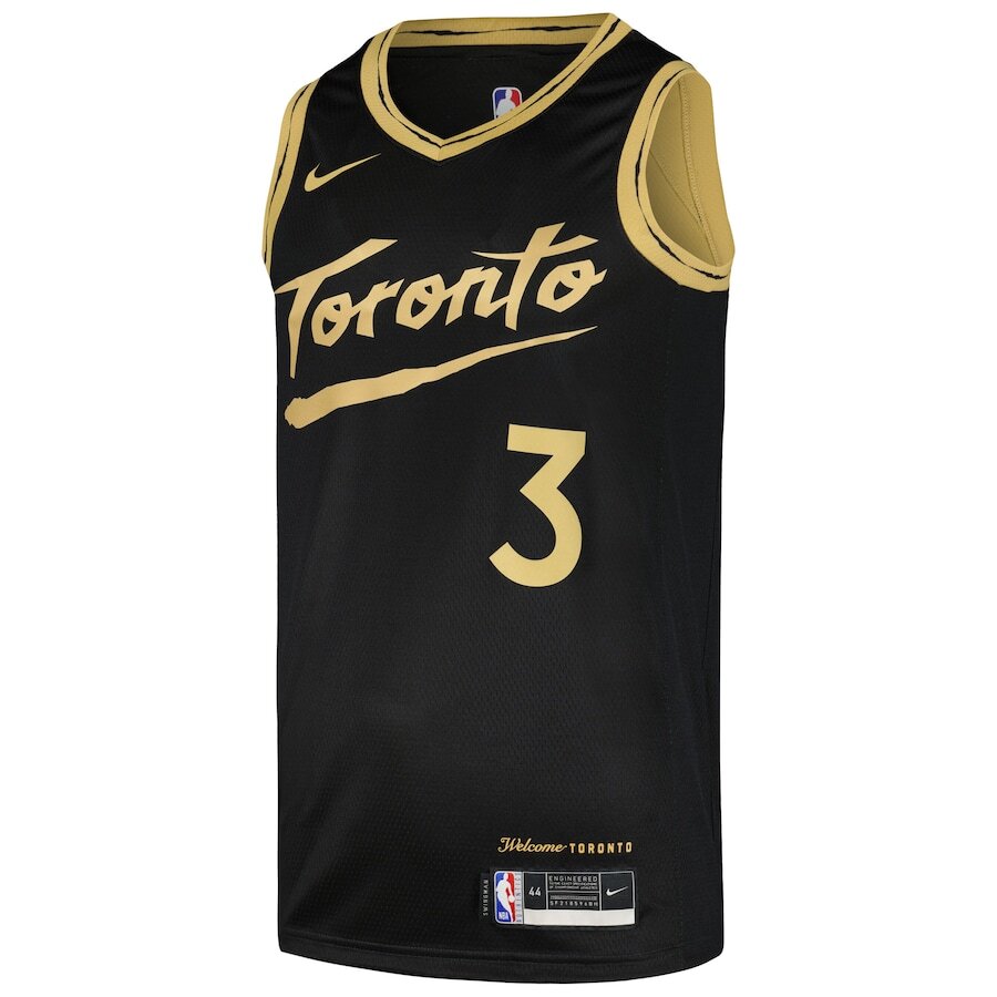 Men's Toronto Raptors OG Anunoby Black Jersey