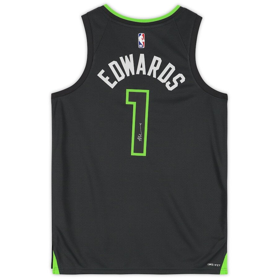 Men's Minnesota Timberwolves Anthony Edwards Gray Jersey